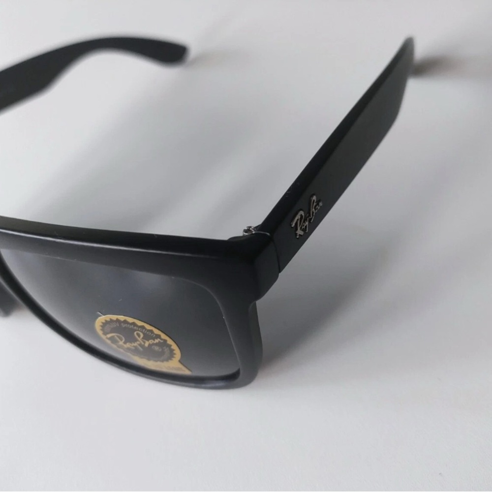 Ray-Ban Justin Black Sunglasses- Limited Edition - Picture 6 of 6